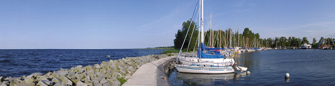 Yachtclub Mönkebude e.V. Hafenpanorama